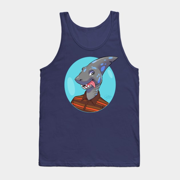 Ampersand the Shark Tank Top by StampCoyote